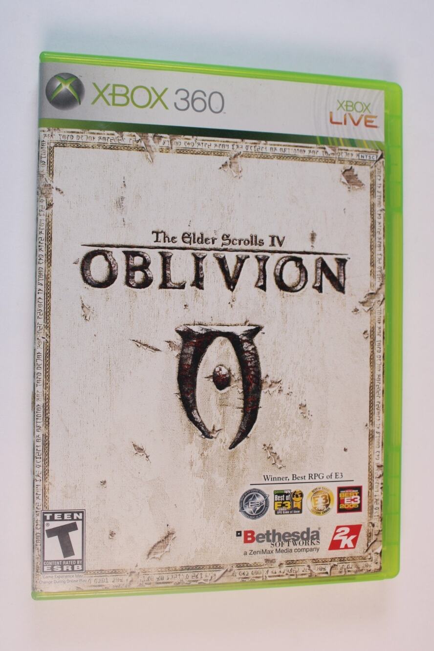 The Elder Scrolls IV Oblivion (Microsoft Xbox 360) Authentic, Complete, Tested